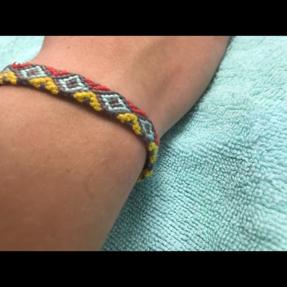 A handmade colorful friendship bracelet - Picture 1 of 9
